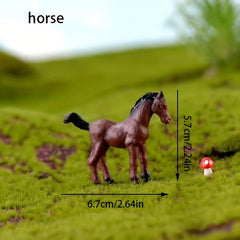 6pcs Cow Farm Micro Landscape Ornaments DIY Animal Garden Decoration Bonsai