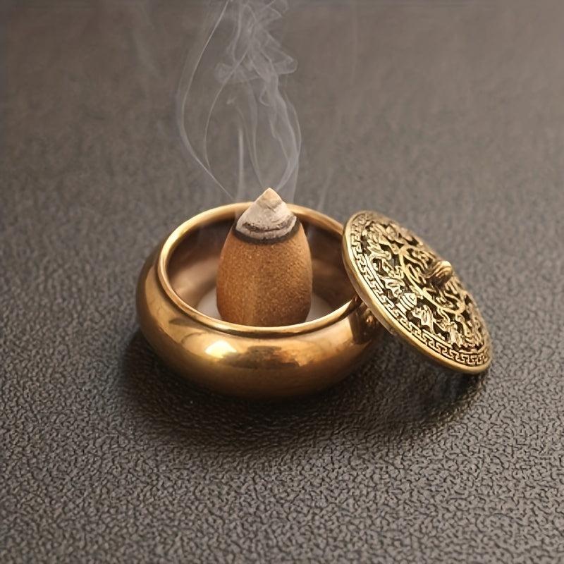 Copper Incense Burner Antique Style Aromatherapy Burner