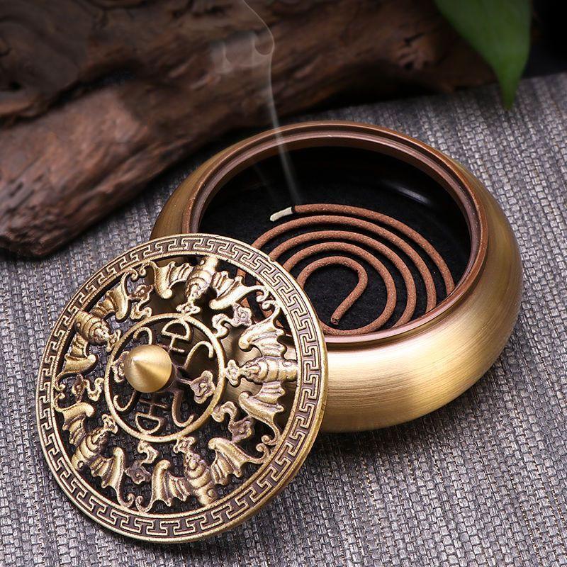 Copper Incense Burner Antique Style Aromatherapy Burner