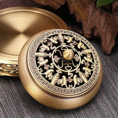 Copper Incense Burner Antique Style Aromatherapy Burner