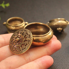 Copper Incense Burner Antique Style Aromatherapy Burner