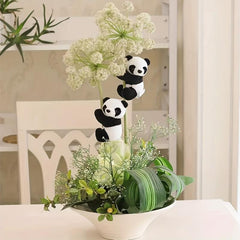 5 Plush Animal Clip-On Panda Clips for Home Office, Teen Room Decor