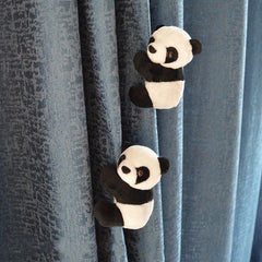 5 Plush Animal Clip-On Panda Clips for Home Office, Teen Room Decor