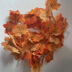 Artificial Maple Leaves Hanging Vine Garland Autumn Decoration