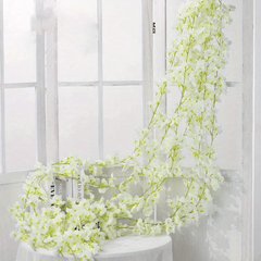 Artificial Sakura Wall Hanging Vine Wedding Home Office Decoration