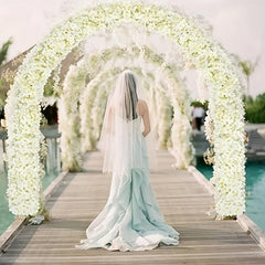 Artificial Sakura Wall Hanging Vine Wedding Home Office Decoration