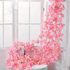 Artificial Sakura Wall Hanging Vine Wedding Home Office Decoration