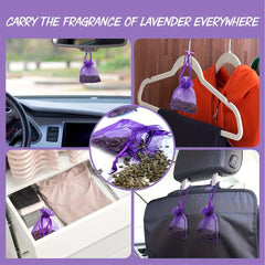French Lavender Sachet Aromatherapy Tablet for Drawers Closets Car Home