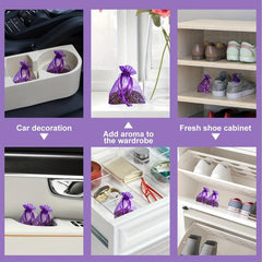 French Lavender Sachet Aromatherapy Tablet for Drawers Closets Car Home