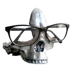 Skull Glasses Holder Gothic Eyewear Stand Home Decor