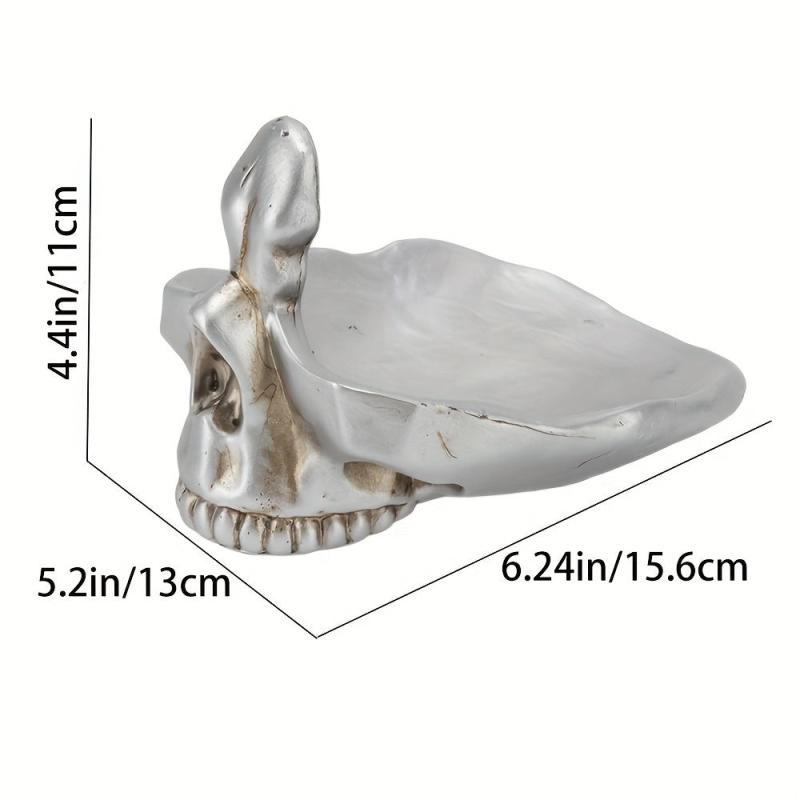 Skull Glasses Holder Gothic Eyewear Stand Home Decor
