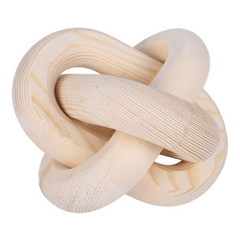 Boho Wooden Chain Hand Carved Decor