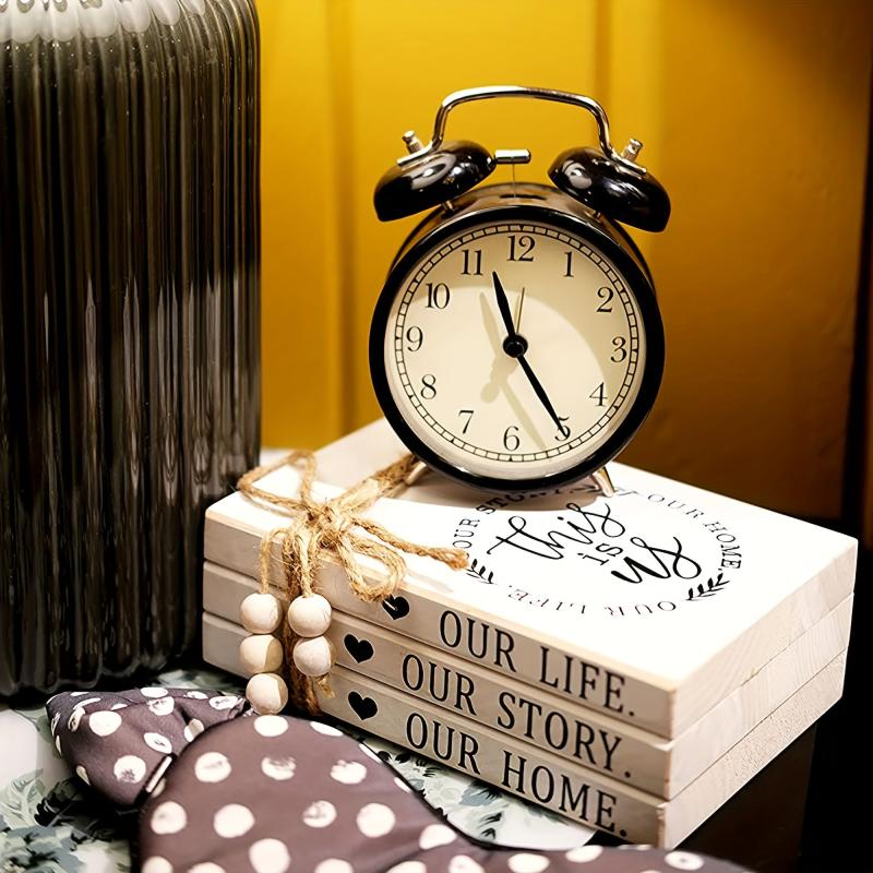 Distressed Wooden Decorative Books Stack for Rustic Home Decor