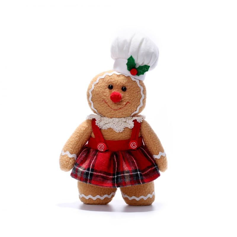 Gingerbread Man Doll Ornament Rag Doll Holiday Party Decor