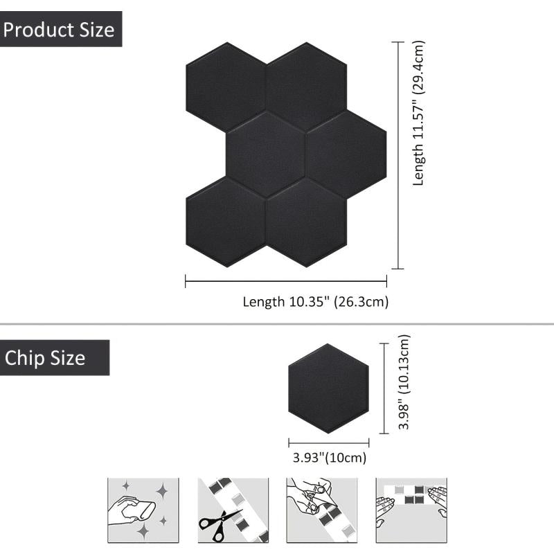 Self Adhesive Kitchen Wall Tiles Waterproof DIY Stickers
