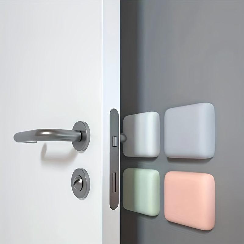 1pc Silicone Door Handle Pad Anti-collision Cartoon Buffer Sticker