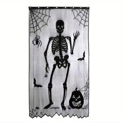 Halloween Lace Mesh Decorations Tablecloth Curtain Home Supplies