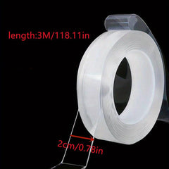 Nano Tape Heavy Duty Reusable Strong Sticky Double Sided Clear Mounting Tape