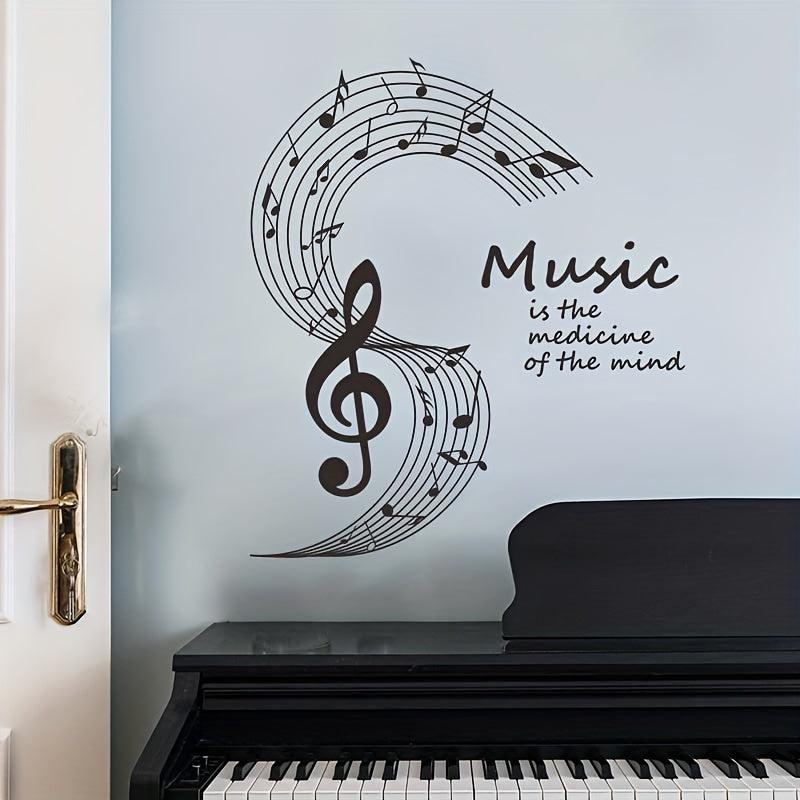 Musical Notes Studio Vinyl Wall Decal