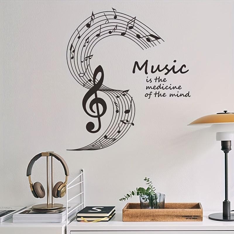 Musical Notes Studio Vinyl Wall Decal
