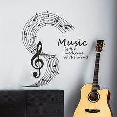 Musical Notes Studio Vinyl Wall Decal