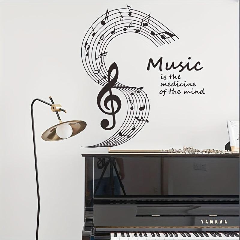 Musical Notes Studio Vinyl Wall Decal