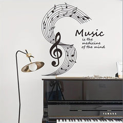 Musical Notes Studio Vinyl Wall Decal