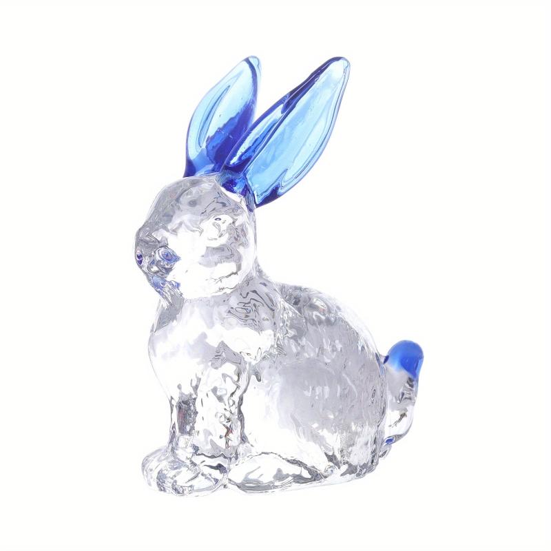 Crystal Rabbit Table Decoration Transparent Bunny Artwork Gift