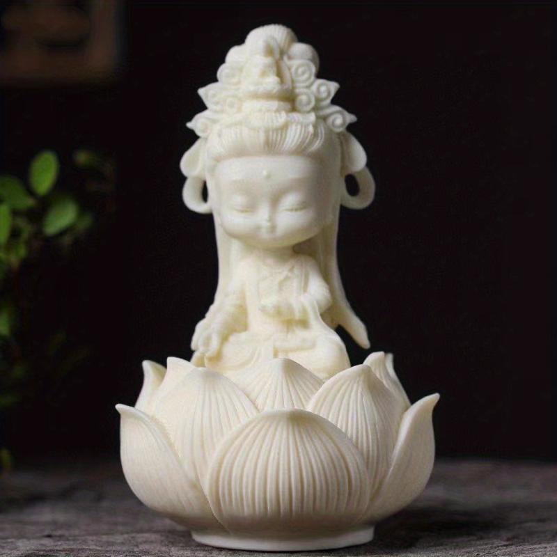 Buddha Lotus Statue Decorative Ornaments for Home, Office, Car