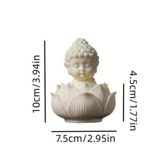 Buddha Lotus Statue Decorative Ornaments for Home, Office, Car