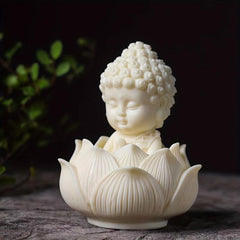Buddha Lotus Statue Decorative Ornaments for Home, Office, Car