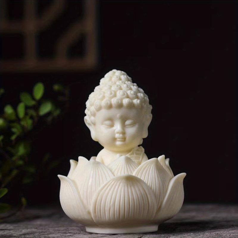 Buddha Lotus Statue Decorative Ornaments for Home, Office, Car