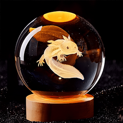 3D Dolphin Crystal Ball Lamp 6.1cm Night Light