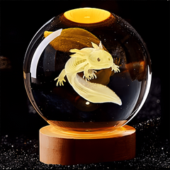 3D Dolphin Crystal Ball Lamp 6.1cm Night Light