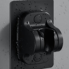 1pc Adjustable Shower Bracket with Lotus Fluffy Spray Head Holder