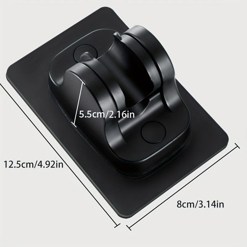 1pc Adjustable Shower Bracket with Lotus Fluffy Spray Head Holder