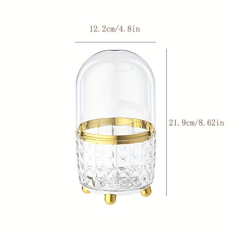 360 Degree Rotating Makeup Brush Storage Box