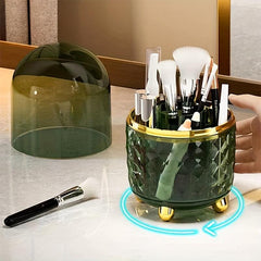 360 Degree Rotating Makeup Brush Storage Box