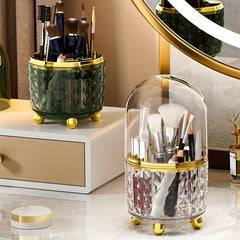 360 Degree Rotating Makeup Brush Storage Box