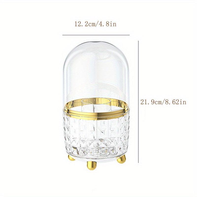 360 Degree Rotating Makeup Brush Storage Box