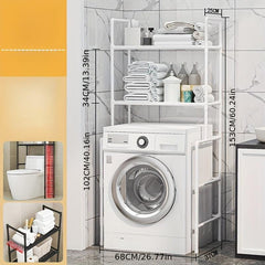 1pc Over The Toilet Storage Rack Bathroom Organizer Over Washing Machine