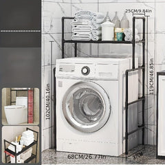 1pc Over The Toilet Storage Rack Bathroom Organizer Over Washing Machine