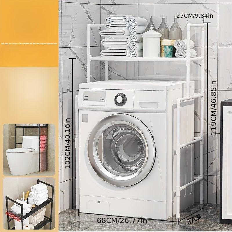 1pc Over The Toilet Storage Rack Bathroom Organizer Over Washing Machine