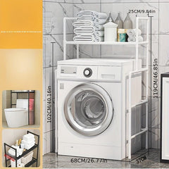1pc Over The Toilet Storage Rack Bathroom Organizer Over Washing Machine