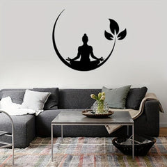 Waterproof Yoga Pattern Wall Decals Removable Self-Adhesive Stickers