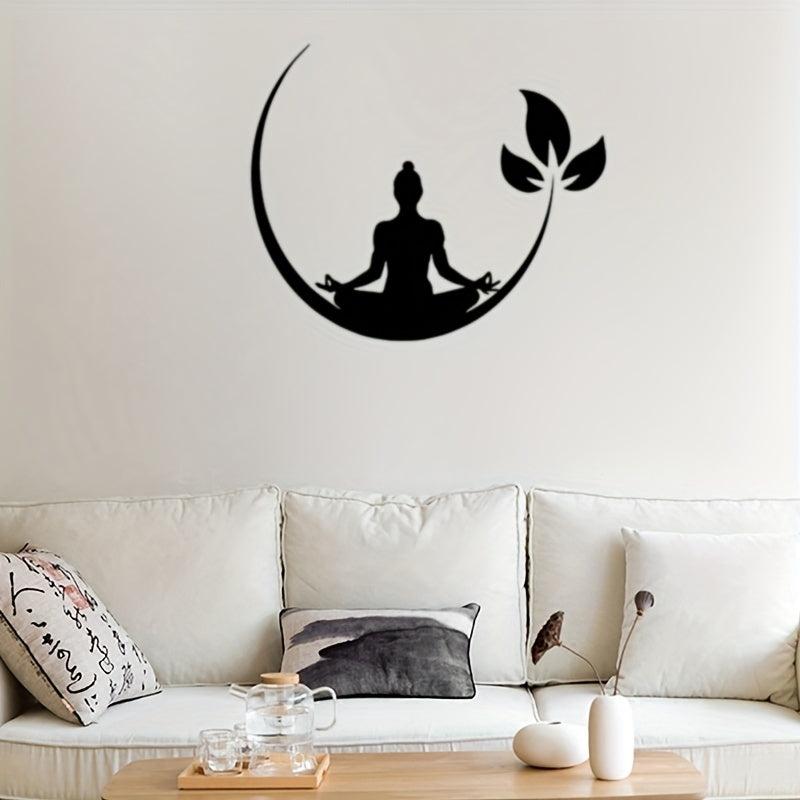 Waterproof Yoga Pattern Wall Decals Removable Self-Adhesive Stickers