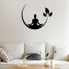 Waterproof Yoga Pattern Wall Decals Removable Self-Adhesive Stickers