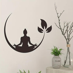 Waterproof Yoga Pattern Wall Decals Removable Self-Adhesive Stickers