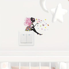 Butterfly and Flower Fairy Wall Decals - Adds Magic!
