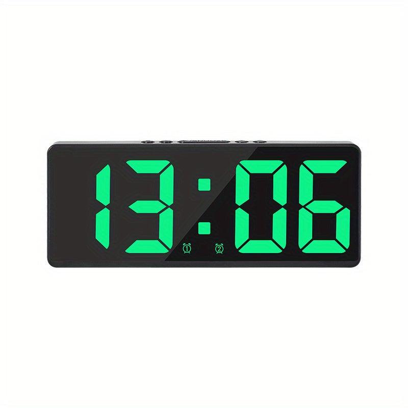 Voice Control Alarm Clock with Temperature Snooze and Night Mode